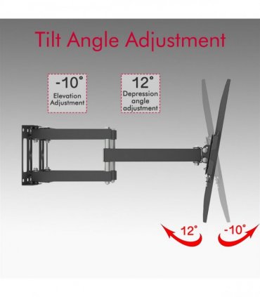 TMSS-104 32"-70" Corner Full Motion Articulating TV Wall Mount Bracket Max Weight 50Kg VESA 600*400