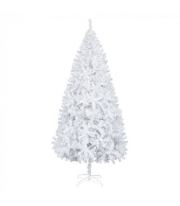 7FT Iron Leg White Christmas Tree with 950 Branches