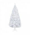 7FT Iron Leg White Christmas Tree with 950 Branches