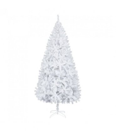 7FT Iron Leg White Christmas Tree with 950 Branches