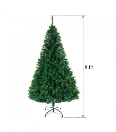 8FT Christmas Tree with 1138 Branches