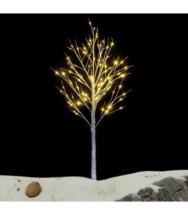 6FT Snowflake Christmas Tree with 96 LED Lamp