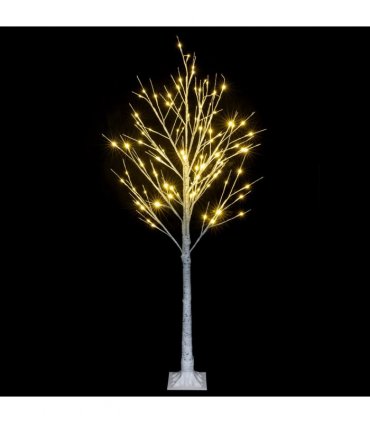 6FT Snowflake Christmas Tree with 96 LED Lamp