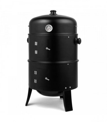 80*41*48cm Iron Spray Smoker Carbon Grill Black