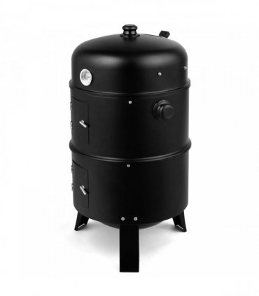 80*41*48cm Iron Spray Smoker Carbon Grill Black