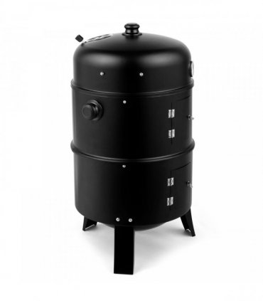 80*41*48cm Iron Spray Smoker Carbon Grill Black