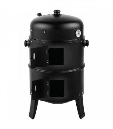 80*41*48cm Iron Spray Smoker Carbon Grill Black