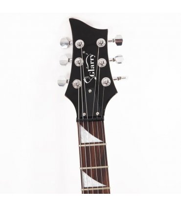 Glarry Flame Electric Guitar HSH Pickup Shaped Electric Guitar  Pack   Strap   Picks   Shake   Cable   Wrench Tool Black