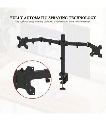 13-27 Inch Double Pendulum Large Base TV Stand TSNS-03 Bearing 8Kg/Vese100*100/90° tilt/360° rotation