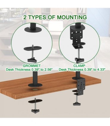 13-27 Inch Double Pendulum Large Base TV Stand TSNS-03 Bearing 8Kg/Vese100*100/90° tilt/360° rotation