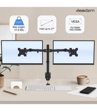 13-27 Inch Double Pendulum Large Base TV Stand TSNS-03 Bearing 8Kg/Vese100*100/90° tilt/360° rotation
