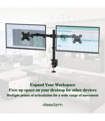 13-27 Inch Double Pendulum Large Base TV Stand TSNS-03 Bearing 8Kg/Vese100*100/90° tilt/360° rotation