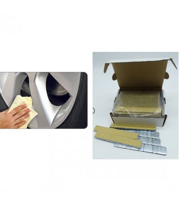 100 Adhesive Lead Free 60G Strips Stick On Wheel Balance Weights Cars Motorbike