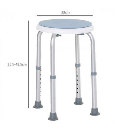 360° Swivel Seat Bath Shower Stool
