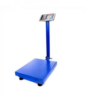 【Old code:19282852】300KG/661lb LCD Digital Personal Floor Postal Platform Scale Blue