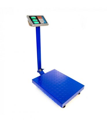 【Old code:19282852】300KG/661lb LCD Digital Personal Floor Postal Platform Scale Blue