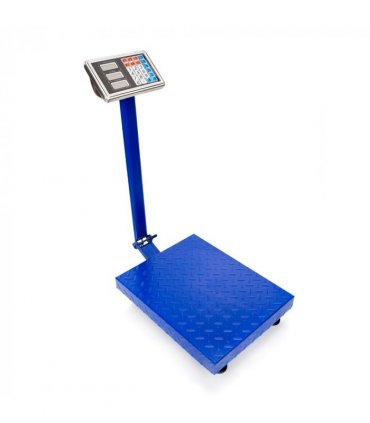 【Old code:19282852】300KG/661lb LCD Digital Personal Floor Postal Platform Scale Blue