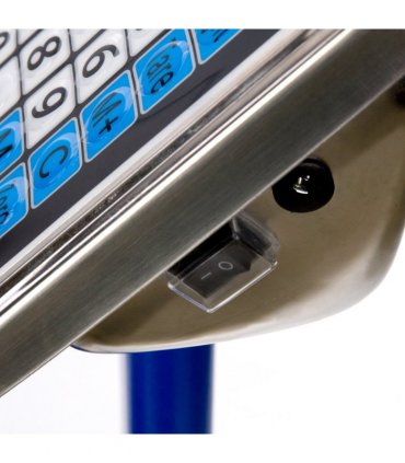 【Old code:19282852】300KG/661lb LCD Digital Personal Floor Postal Platform Scale Blue