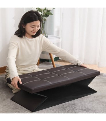 Large Seater Folding Storage Ottoman Pouffe Bench Seat Blanket Toy Chest Box UK
