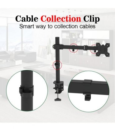 13-27 Inch Movable desktop TV stand TSND-02 Bearing 8Kg/Vese100*100/90° tilt/360° rotation/180° swivel