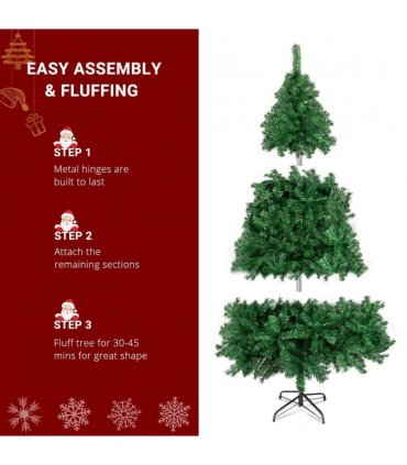 6FT Christmas Tree with 550 Branches