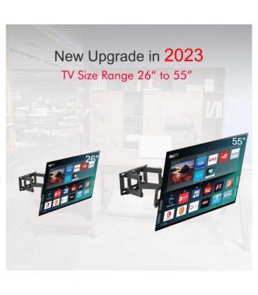 26-55 Inch Double Pendulum Large Base TV Stand TMDS-105 Bearing 40Kg/Vese400*400/Upper And Lower-10~ 10°