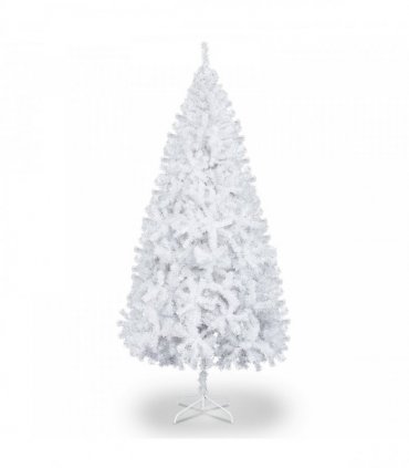6FT Iron Leg White Christmas Tree with 400 Branches