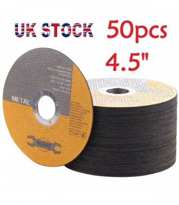 50X 4.5" 115MM METAL CUTTING BLADE DISC STAINLESS STEEL ANGLE GRINDER THIN 1.2MM