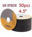 50X 4.5" 115MM METAL CUTTING BLADE DISC STAINLESS STEEL ANGLE GRINDER THIN 1.2MM