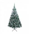 7FT Spray White PVC Christmas Tree 870 Branches