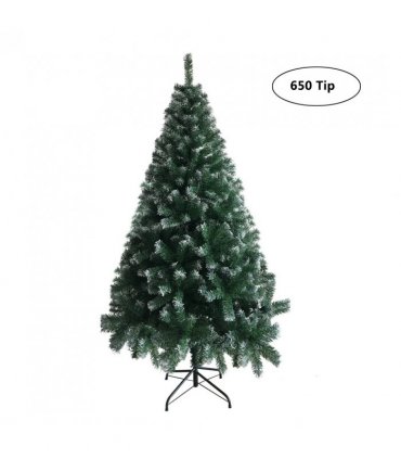 6FT Iron Leg White PVC 650 Branches Christmas Tree