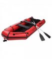 Camping Survivals 10ft PVC 330kg Water Adult Assault Boat Red Black