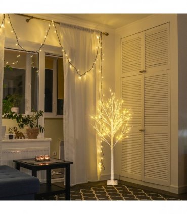4FT Snowflake Christmas Tree with 48 LED Lamp