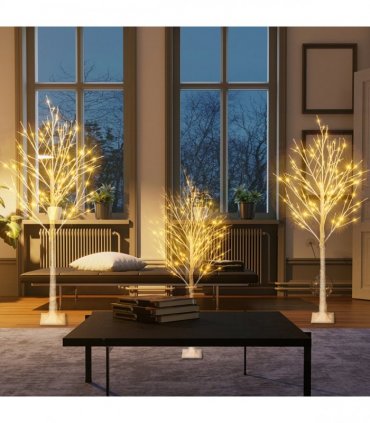 4FT Snowflake Christmas Tree with 48 LED Lamp