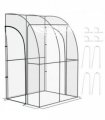 Walk-In Lean to Wall Tunnel Greenhouse