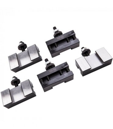 Quick Change Turning & Facing Lathe Tool Post Holder Set 5 PCS 250-201