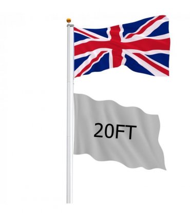 5.1*5.1*600cm Aluminum Alloy Splicing Flagpole Adjustable And Retractable Courtyard Outdoor Flagpole