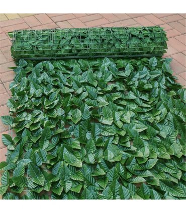 3m Artificial Hedge Fake Ivy Leaf Garden Fence Privacy Screening Roll Wall Panel