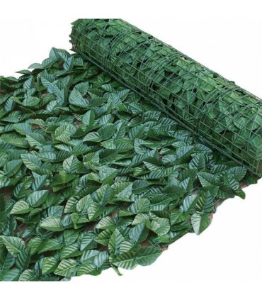 3m Artificial Hedge Fake Ivy Leaf Garden Fence Privacy Screening Roll Wall Panel