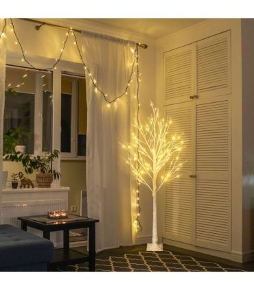 5FT Snowflake Christmas Tree with 72 LED Lamp