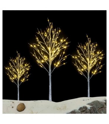 5FT Snowflake Christmas Tree with 72 LED Lamp