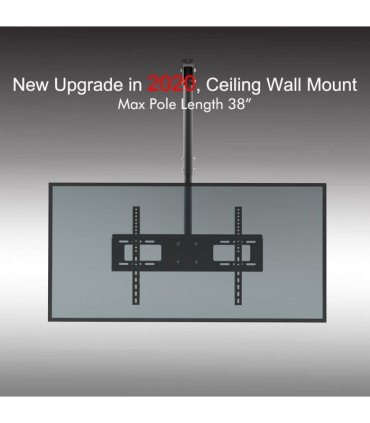 TMC-7006 Ceiling Mount TV Wall Bracket Roof Rack Pole Retractable For 32"-70" Flat Screen