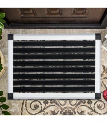 Doortex® Alumat Outdoor Entrance Mat, Black - 40 x 60cm