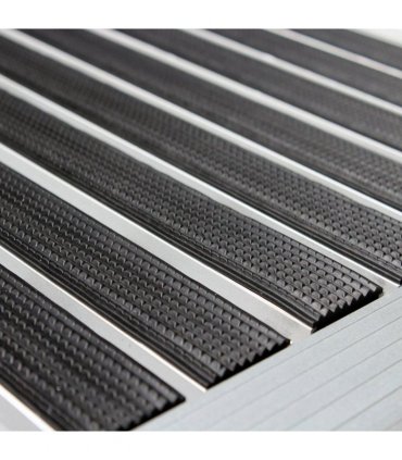 Doortex® Alumat Outdoor Entrance Mat, Black - 40 x 60cm