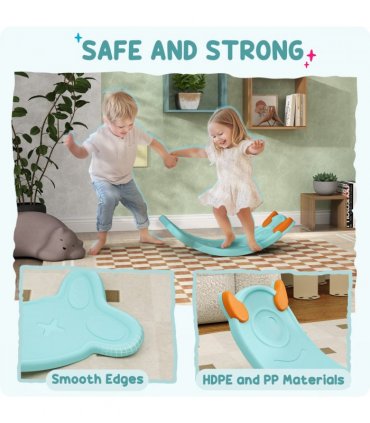 AIYAPLAY Balance Board for Kids Balance Training & Sensory Play, Light Blue