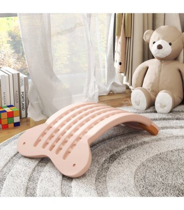 AIYAPLAY Balance Board for Kids Balance Training & Sensory Play, Pink