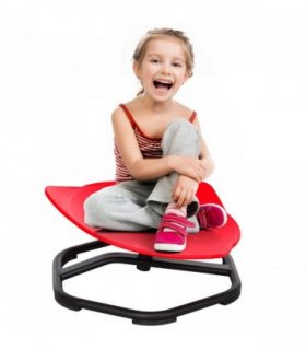 AIYAPLAY Spinning Chair for Autism Sit and Spin, Coordination & Balance, Red