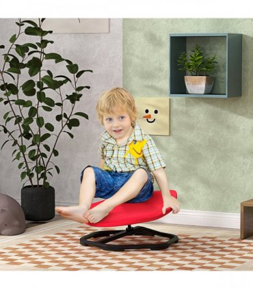 AIYAPLAY Spinning Chair for Autism Sit and Spin, Coordination & Balance, Red