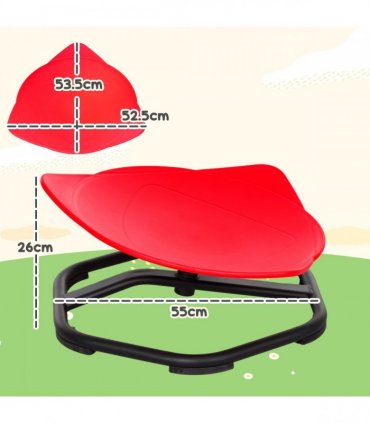 AIYAPLAY Spinning Chair for Autism Sit and Spin, Coordination & Balance, Red