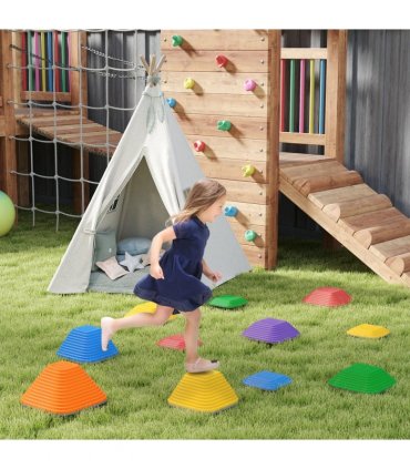 AIYAPLAY Balance Stepping Stones for Kids Indoor Outdoor Sensory Toy